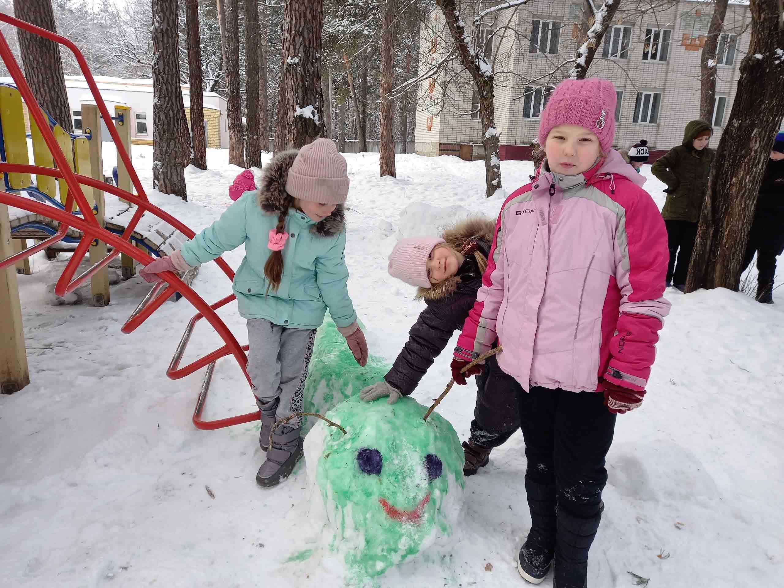 Конкурс снежных фигур